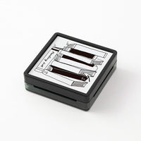 Paintable Stamp Pre-inked Reading List