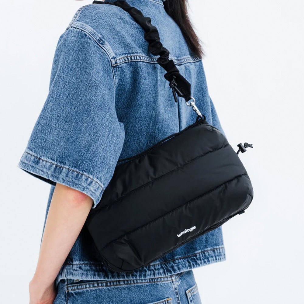 Bouteille Sacoche Grande Puffer Noire