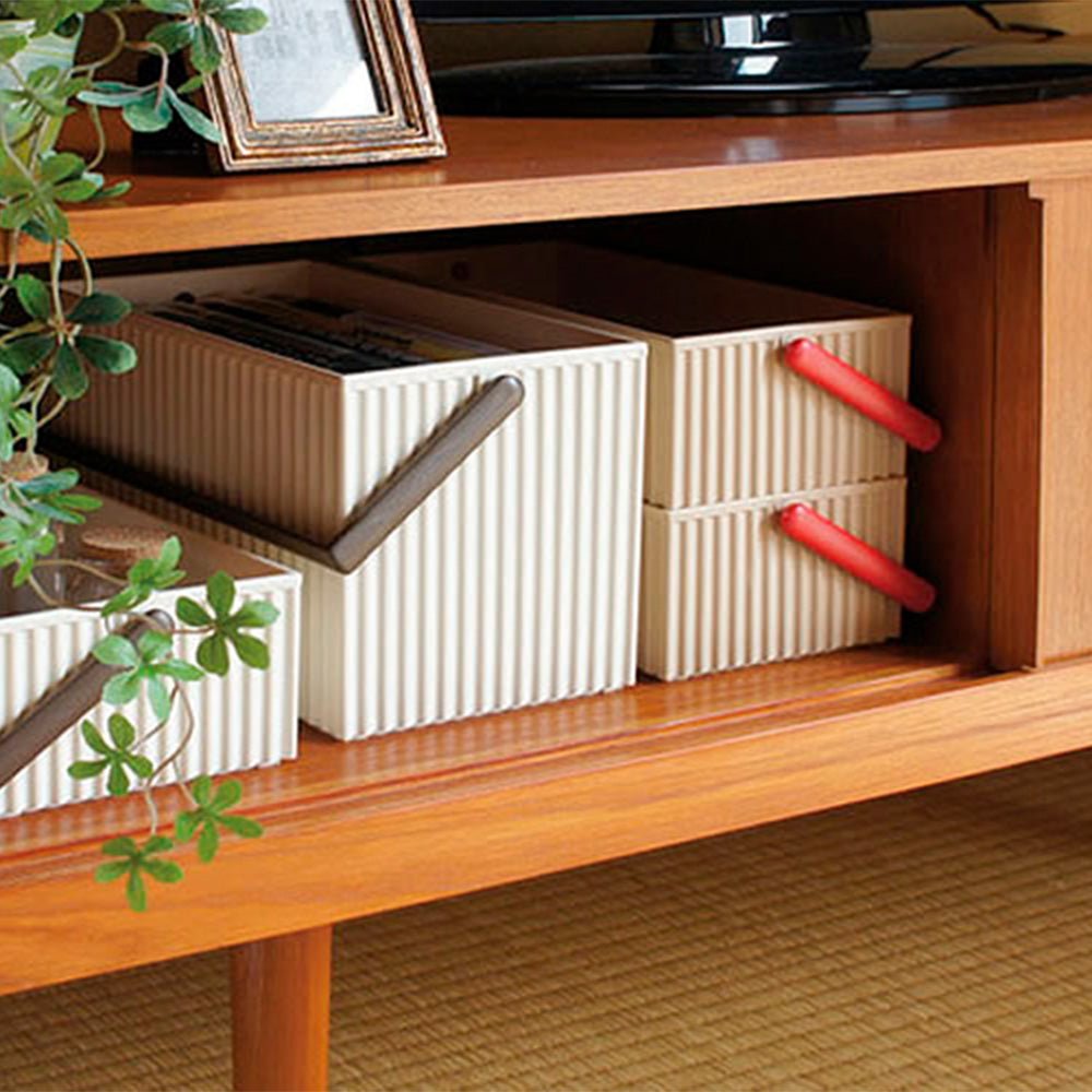 Storage Box Omnioffre Scandinavian L - Cafe Au Lait