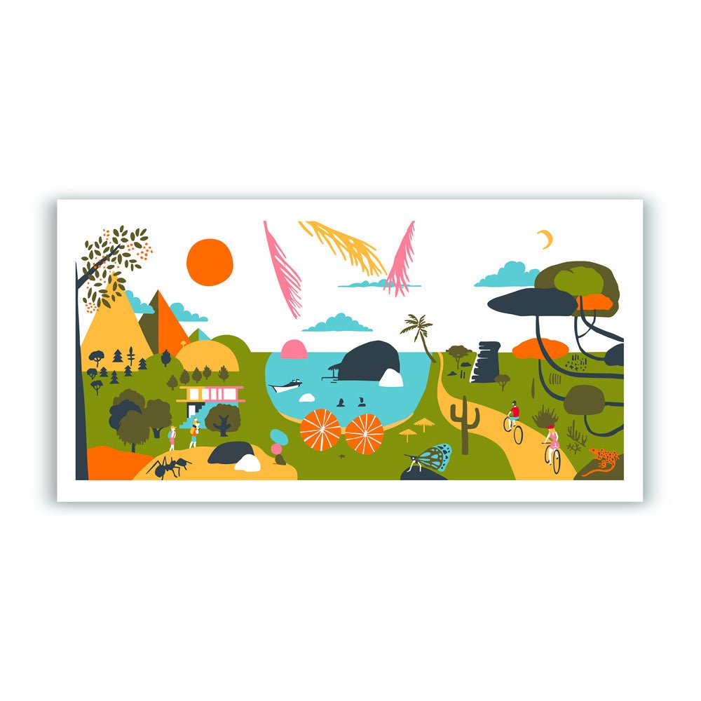 Landscape La Buena Vida Giclée Print