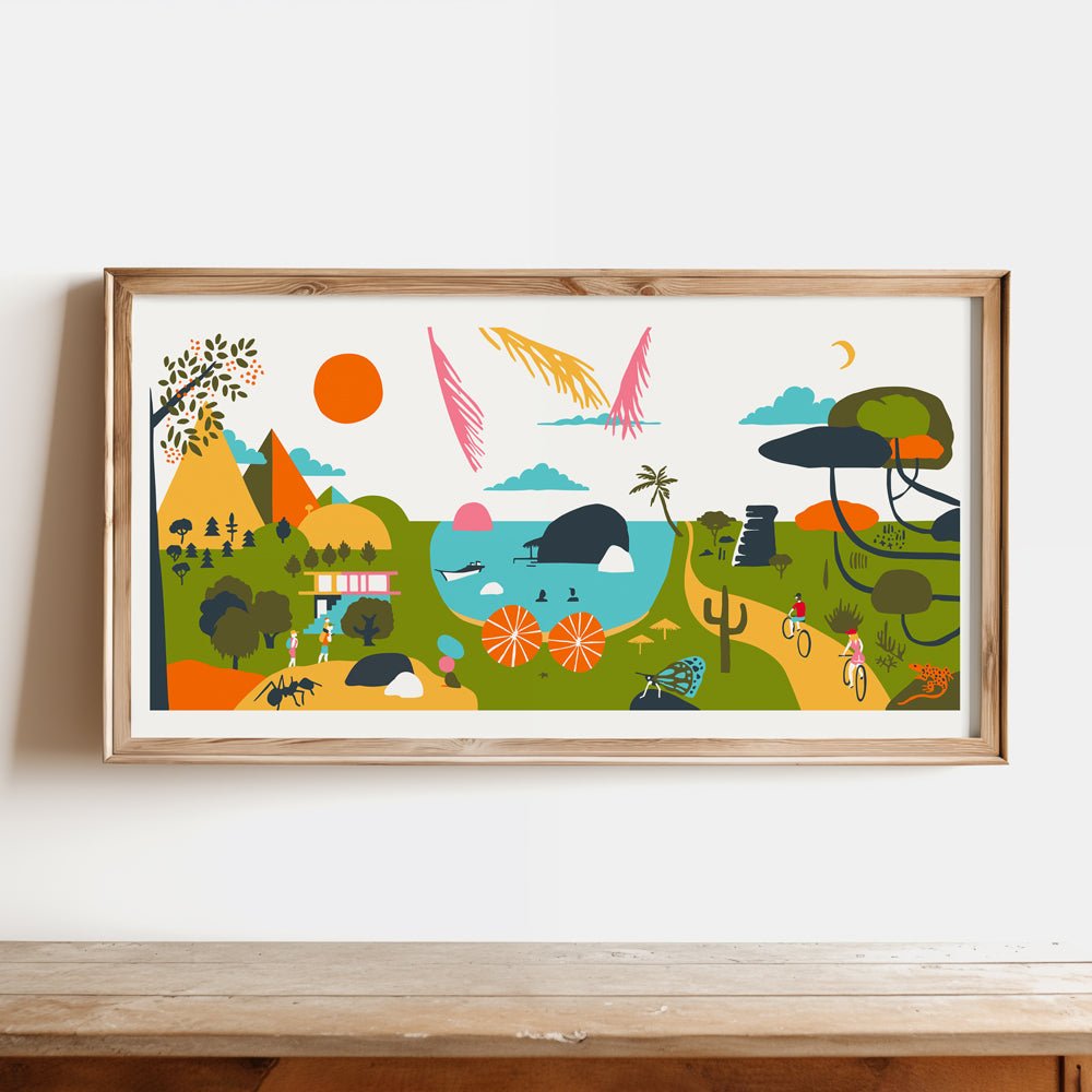 Landscape La Buena Vida Giclée Print
