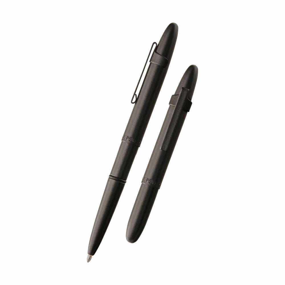 Bolígrafo Bullet Space Negro Mate Clip Negro