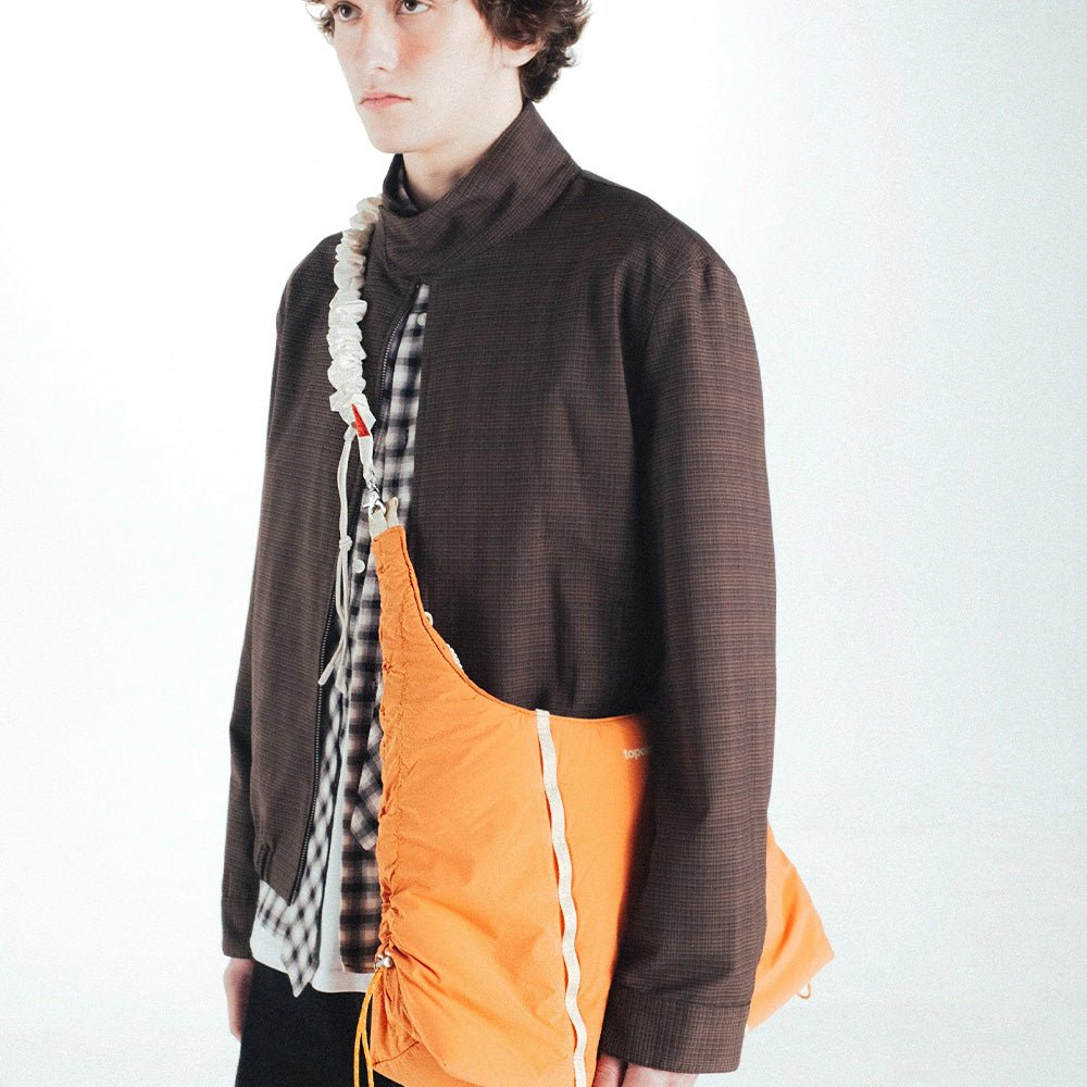 Bungee Wrist Strap Orange Glazed Ripstop