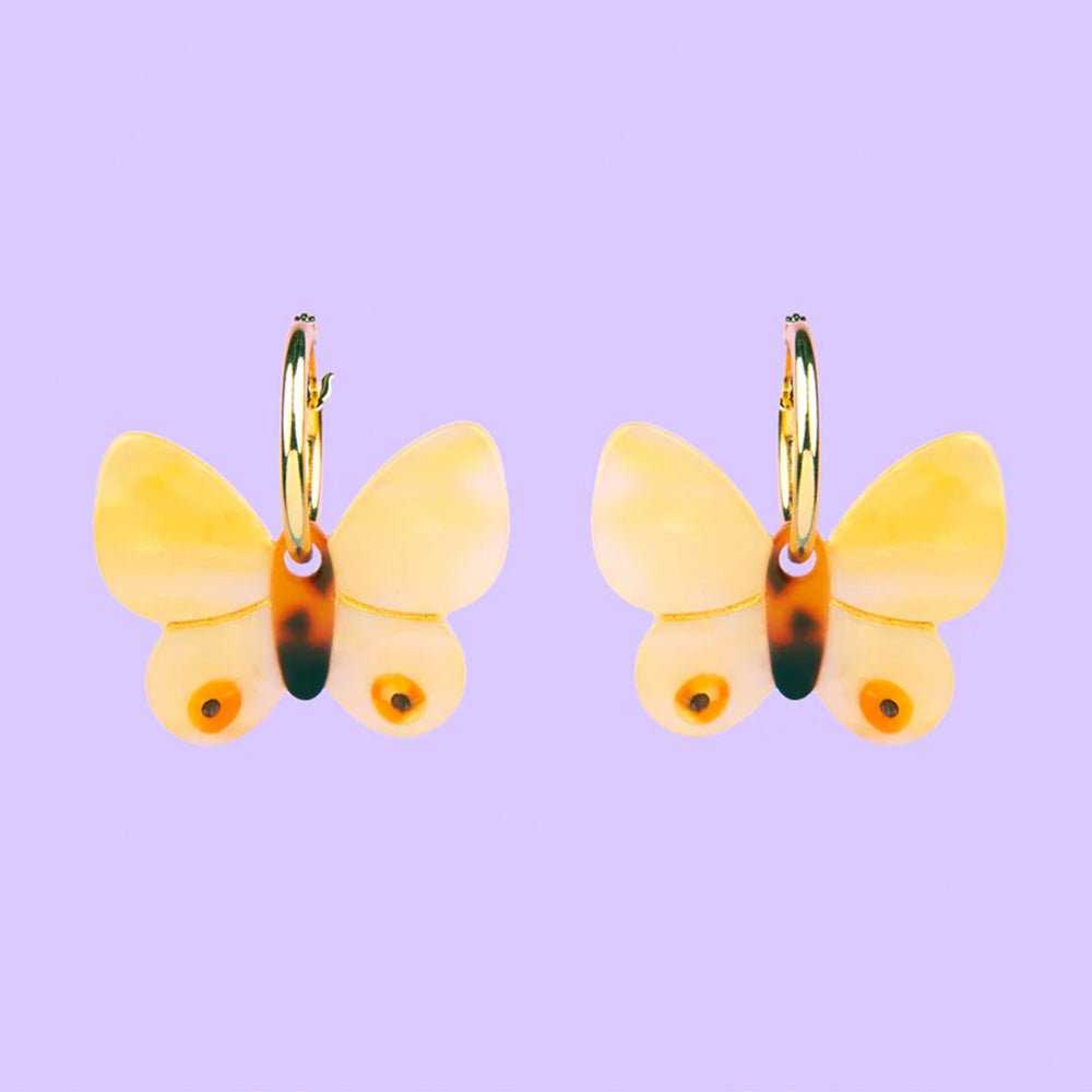 Pendientes Mariposa Amarilla