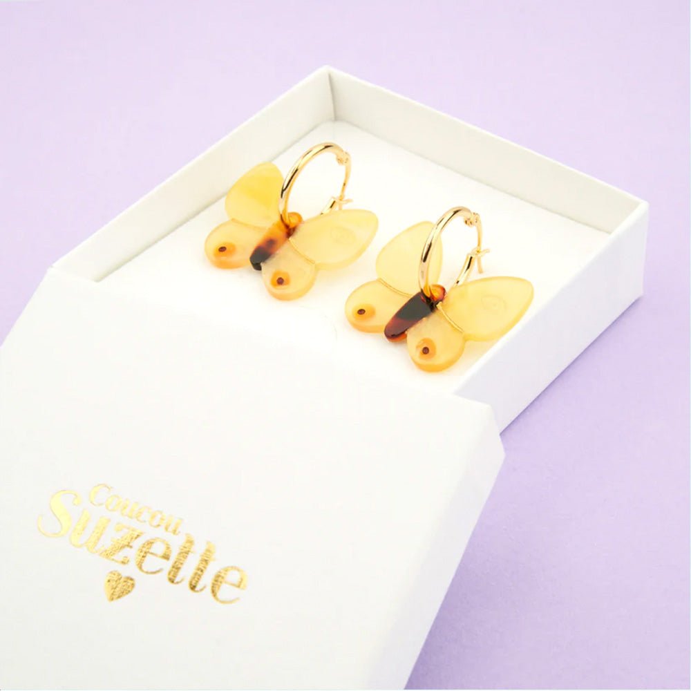 Pendientes Mariposa Amarilla