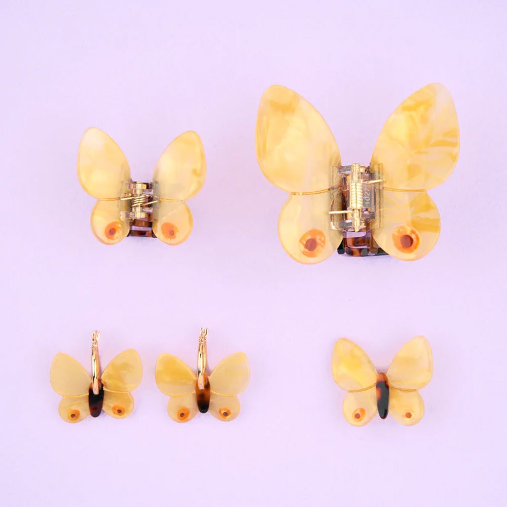 Pendientes Mariposa Amarilla