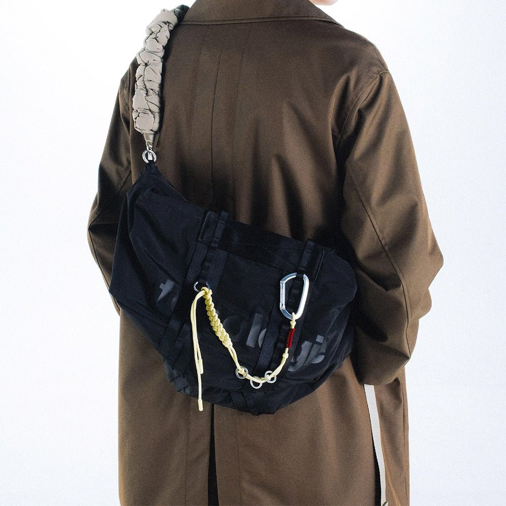 Braided Keychain Black
