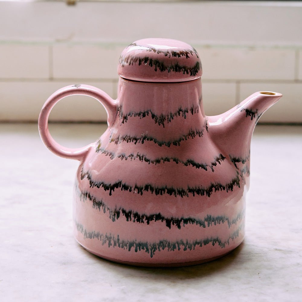 Céramique des années 70 : Cafetière - Bulles