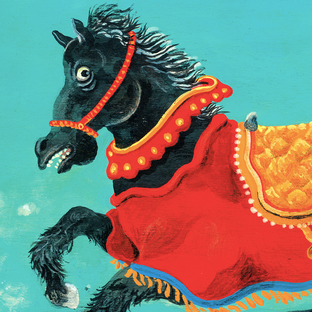 Caballo (La Leyenda de Don Fermín) Giclée Print A4