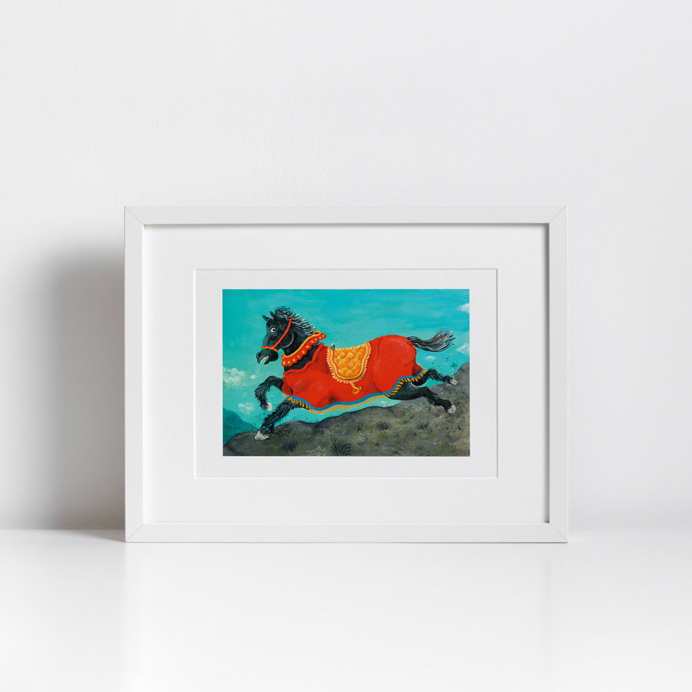 Caballo (La Leyenda de Don Fermín) Giclée Print A4