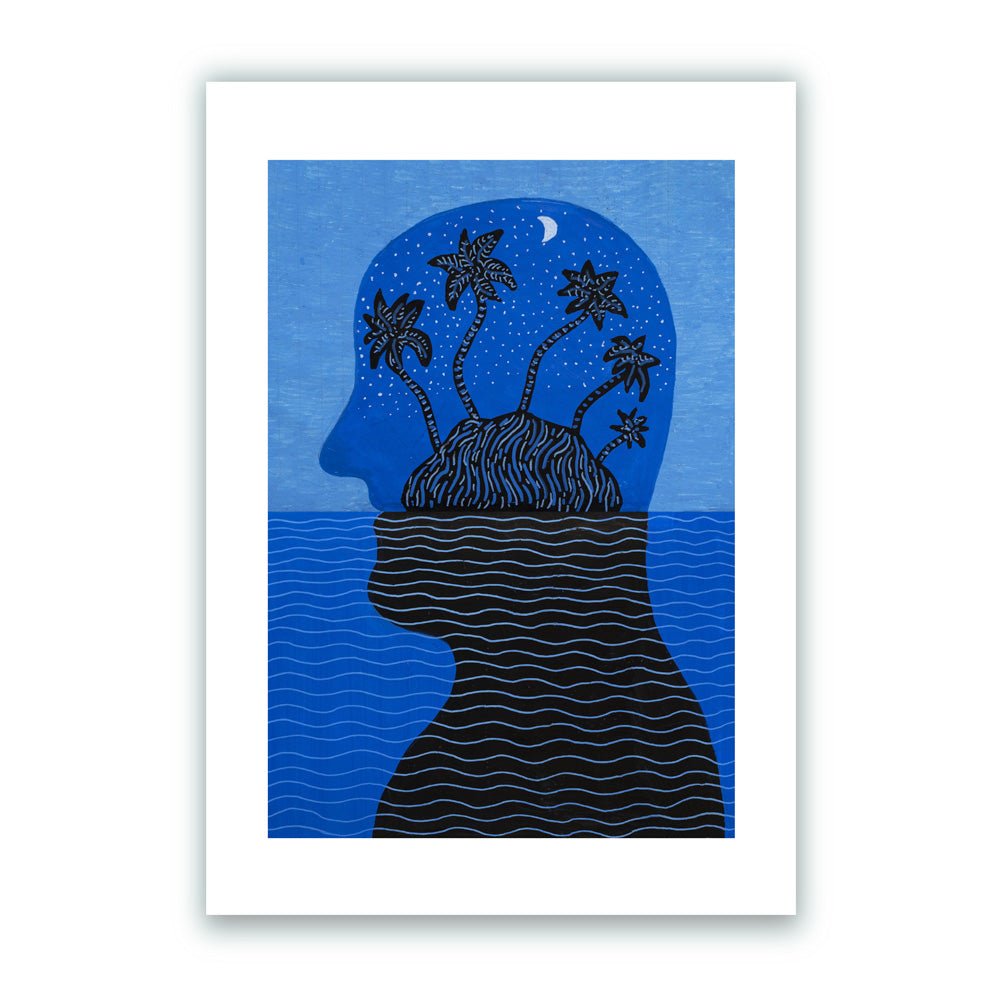 Journal visuel Impression giclée Island Head A4