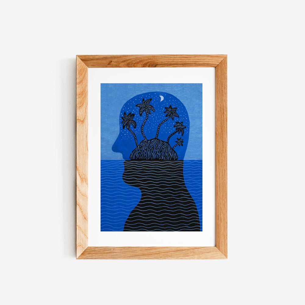 Journal visuel Impression giclée Island Head A4
