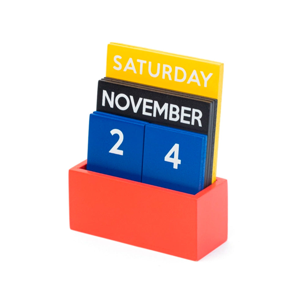 Petit calendrier perpétuel multicolore
