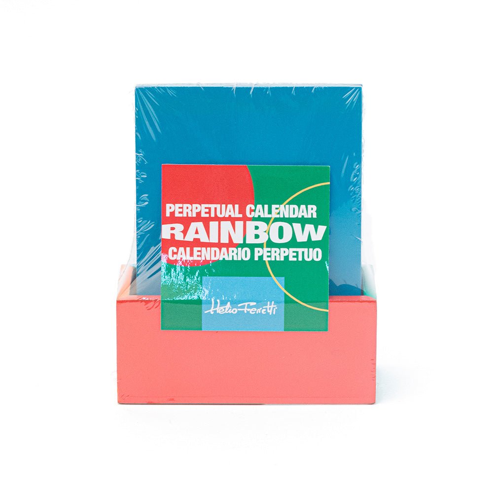 Small Rainbow Wooden Calendar