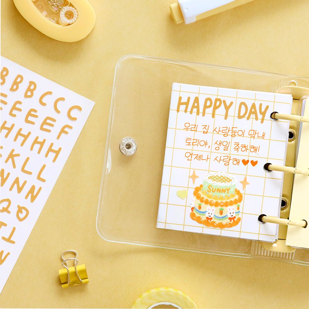 Sticker Calli Alphabet (set of 10)