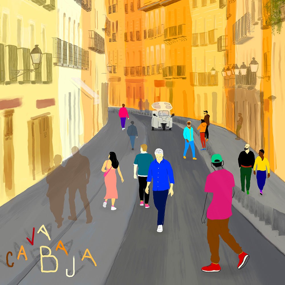 Cava Baja Letras Giclée Print