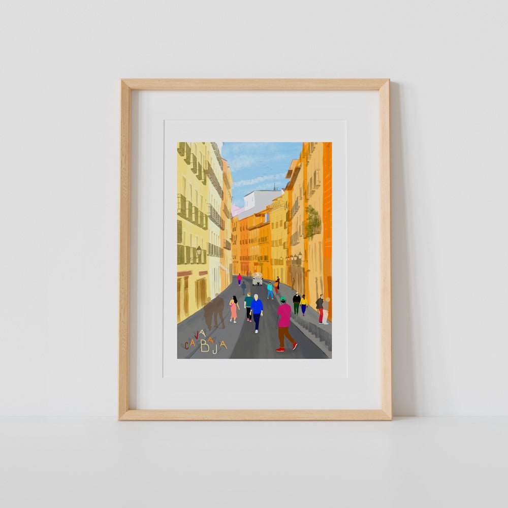 Cava Baja Letras Giclée Print