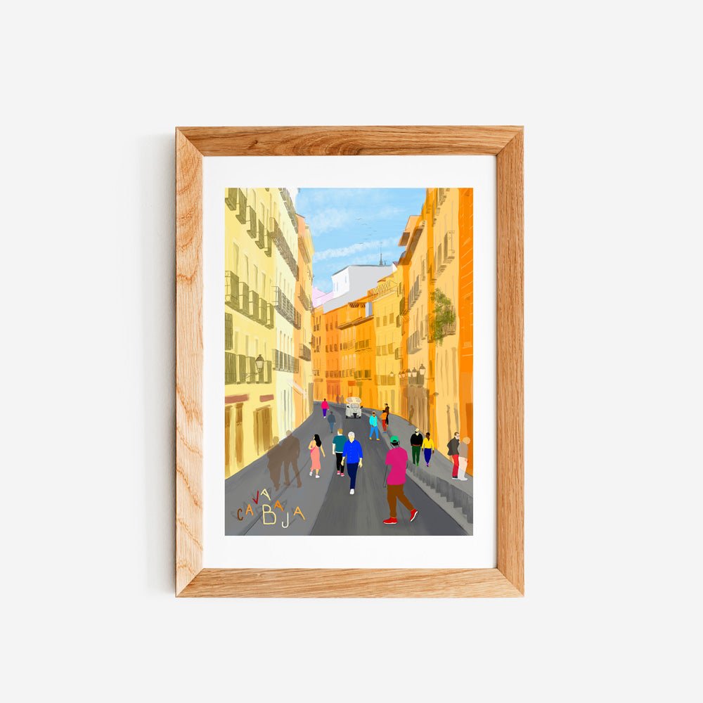 Cava Baja Letras Giclée Print