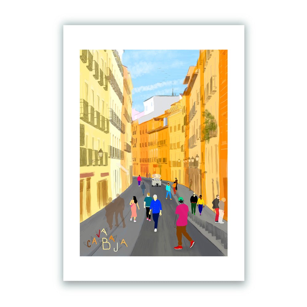 Cava Baja Letras Giclée Print