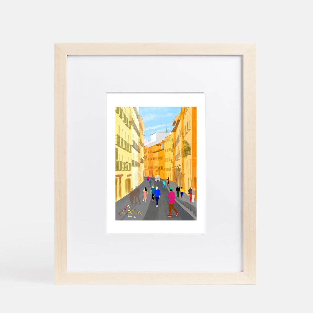 Cava Baja Letras Giclée Print