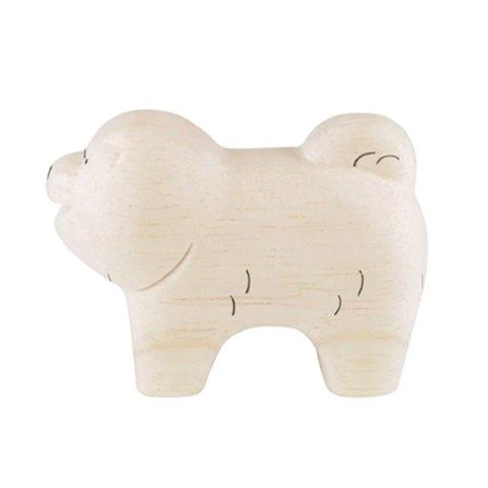Pole Pole Wooden Animal Chow Chow