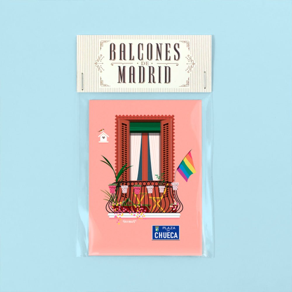 Aimant : Balcons de Madrid - Place Chueca
