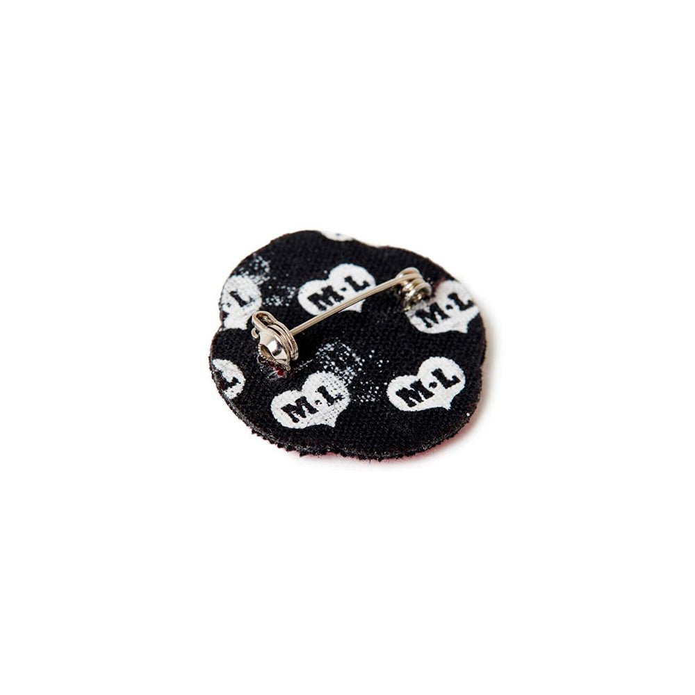 Mini Poppy Embroidered Brooch