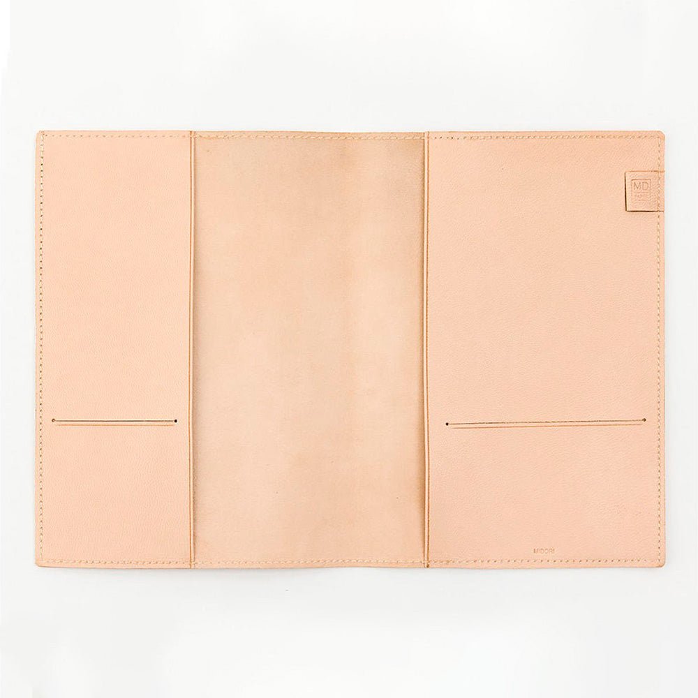 Couverture en peau de chèvre pour carnet MD A5