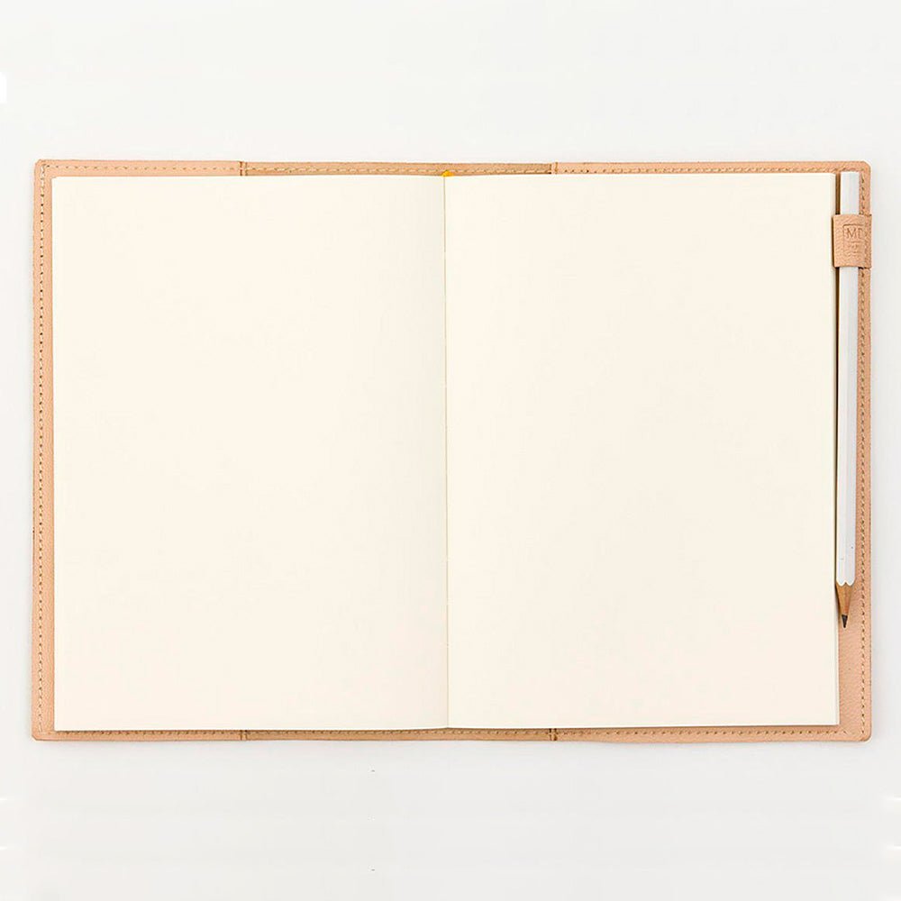 Couverture en peau de chèvre pour carnet MD A5
