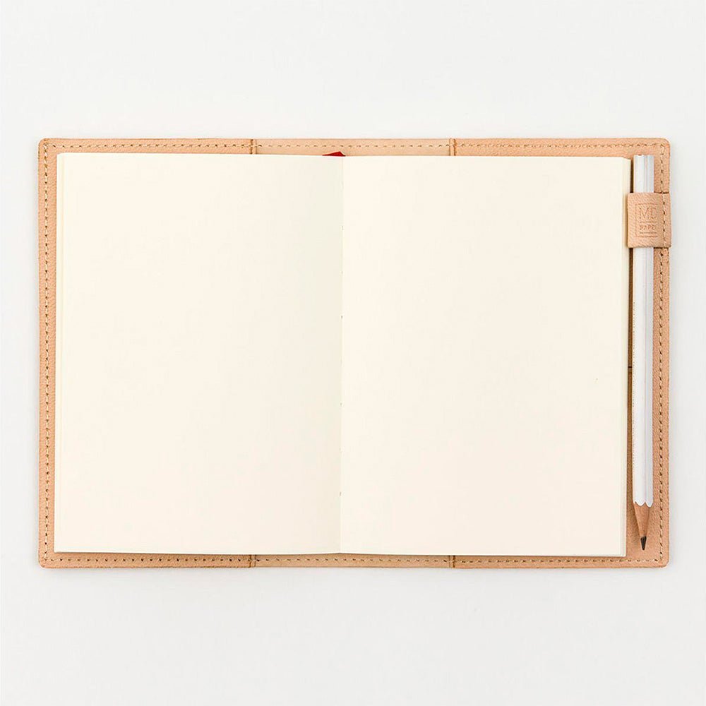 Couverture en peau de chèvre pour carnet MD A6