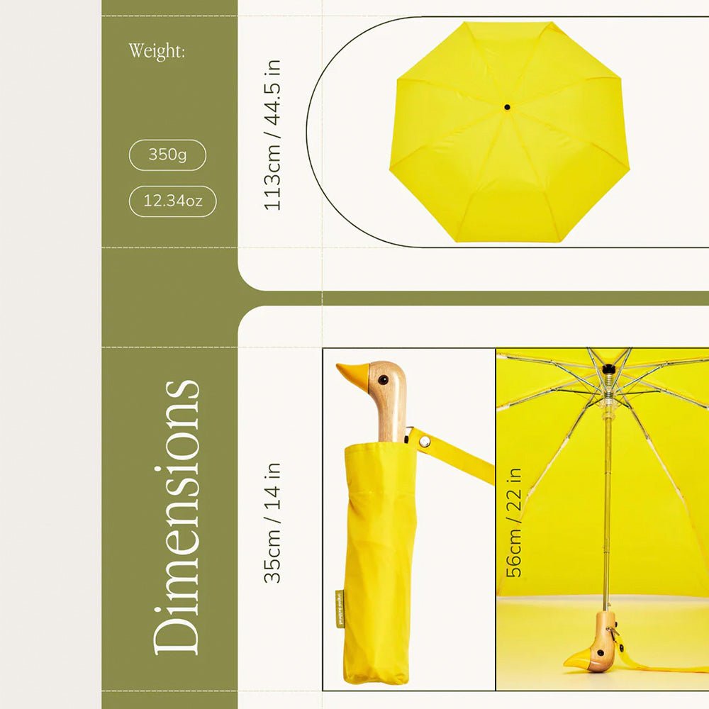 Paraguas Ecológico Amarillo