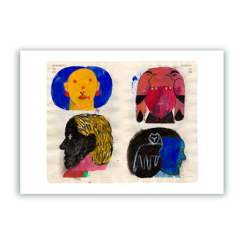 Quatre Femmes Giclée Print A4