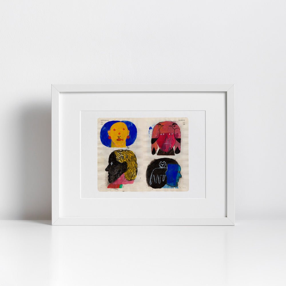 Quatre Femmes Giclée Print A4