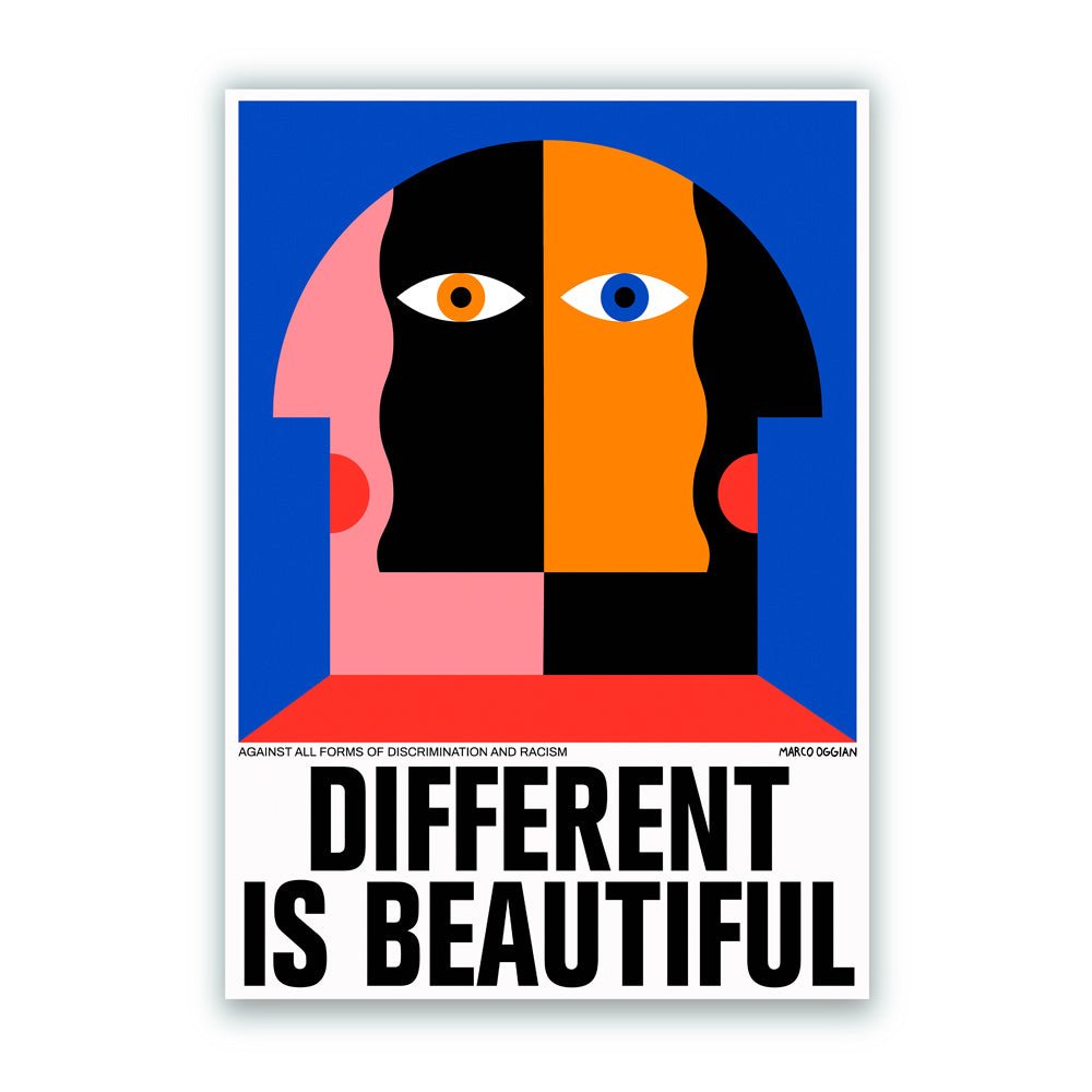 Different is Beautiful Impresión Giclée