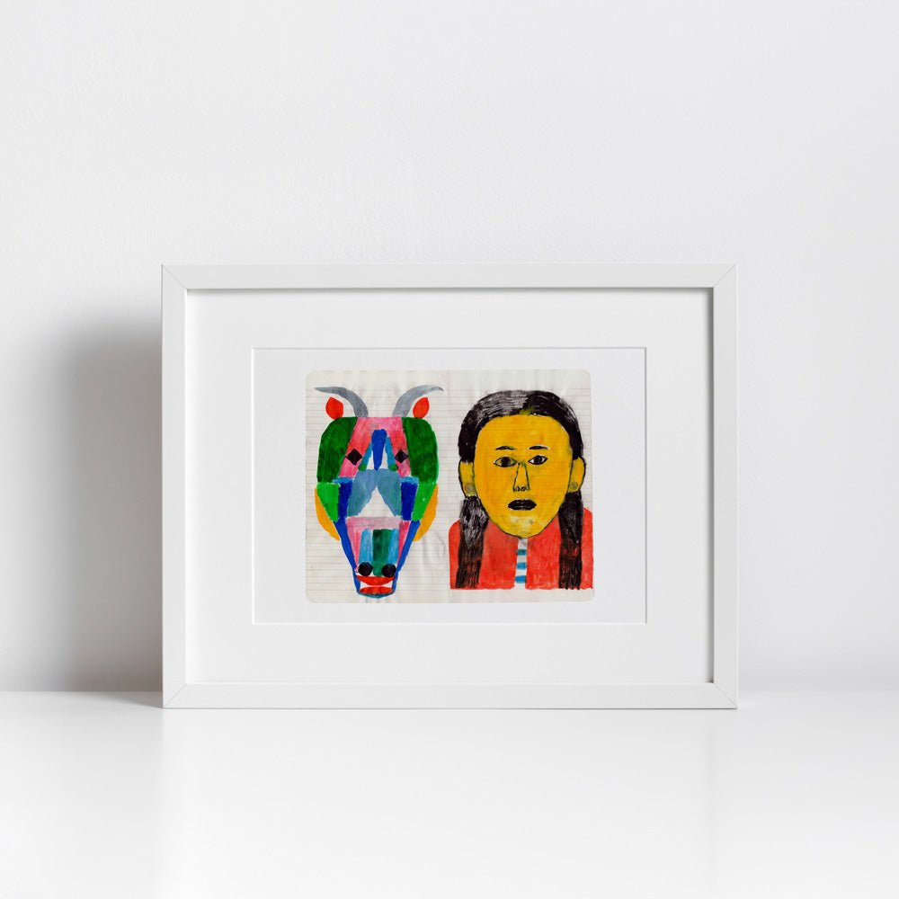 Impression Giclée à deux têtes