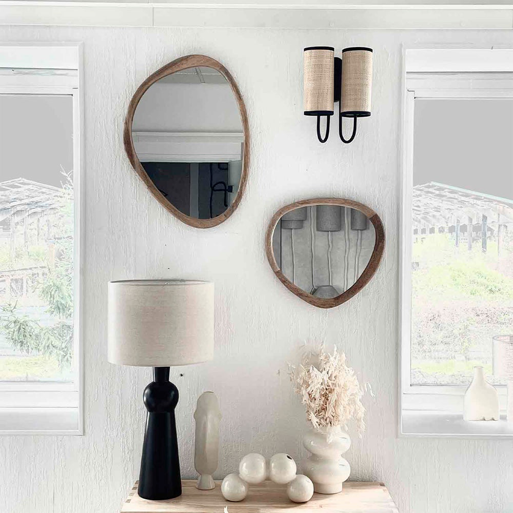 Vase Ceramic Double Blanc