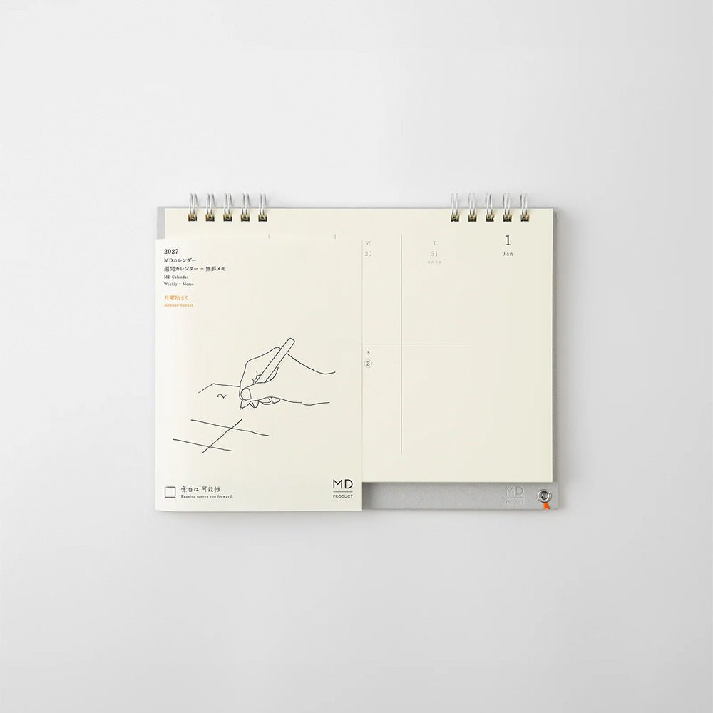 MD Weekly Desk Calendar 2027
