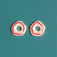 Pendientes Donut Red Line