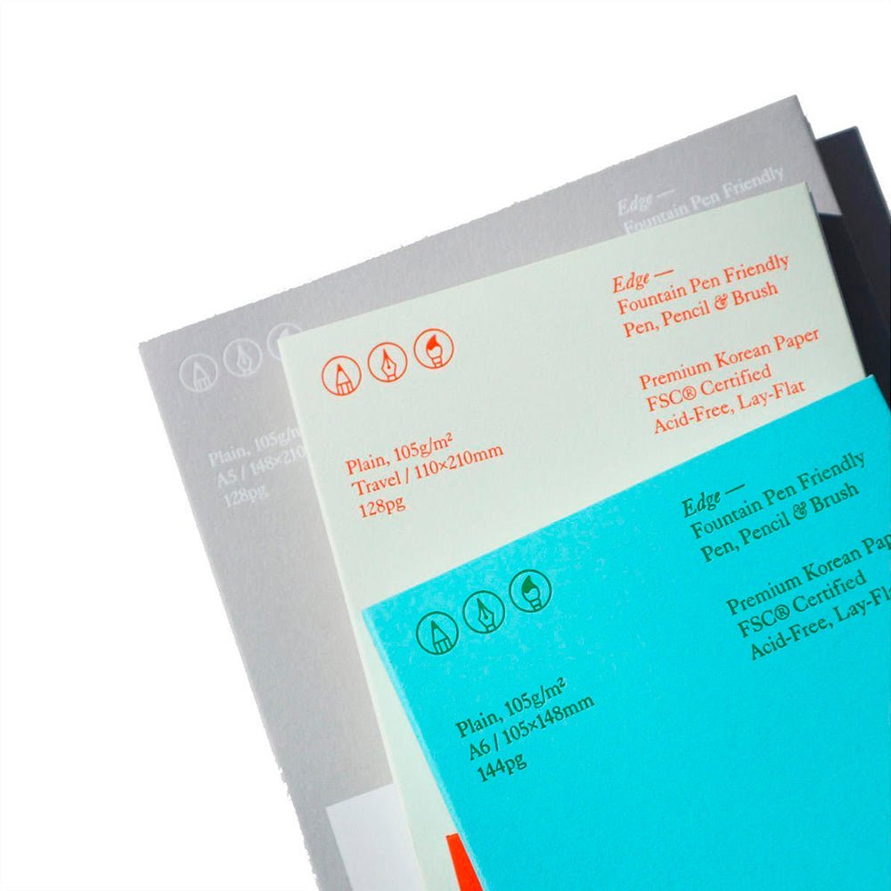 Notebook Edge Retro A5 Plain