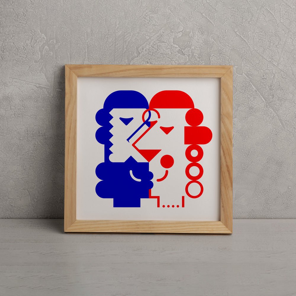 Le baiser Giclée Print