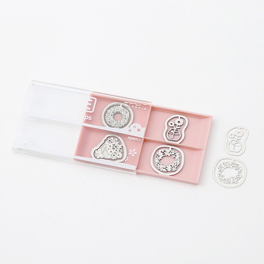 Clips de gravure floraux