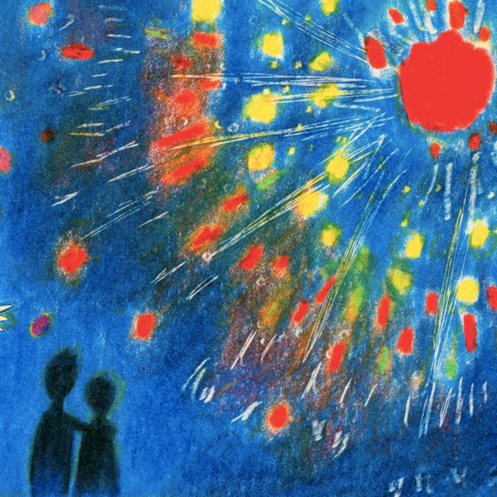 Fuegos Artificiales Impresión Giclée A3