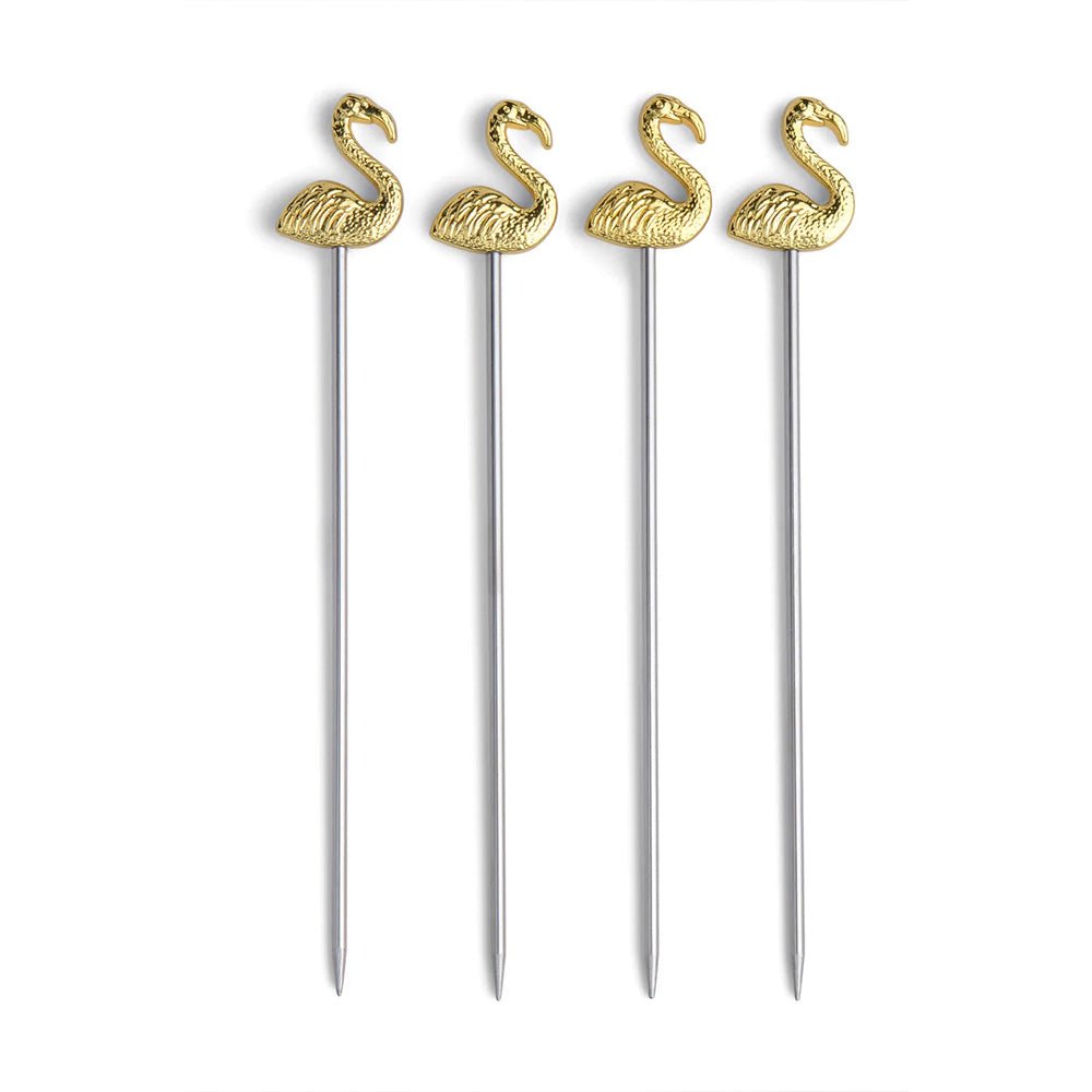 The Lily Flamingo Cocktail Picks (set of 4)