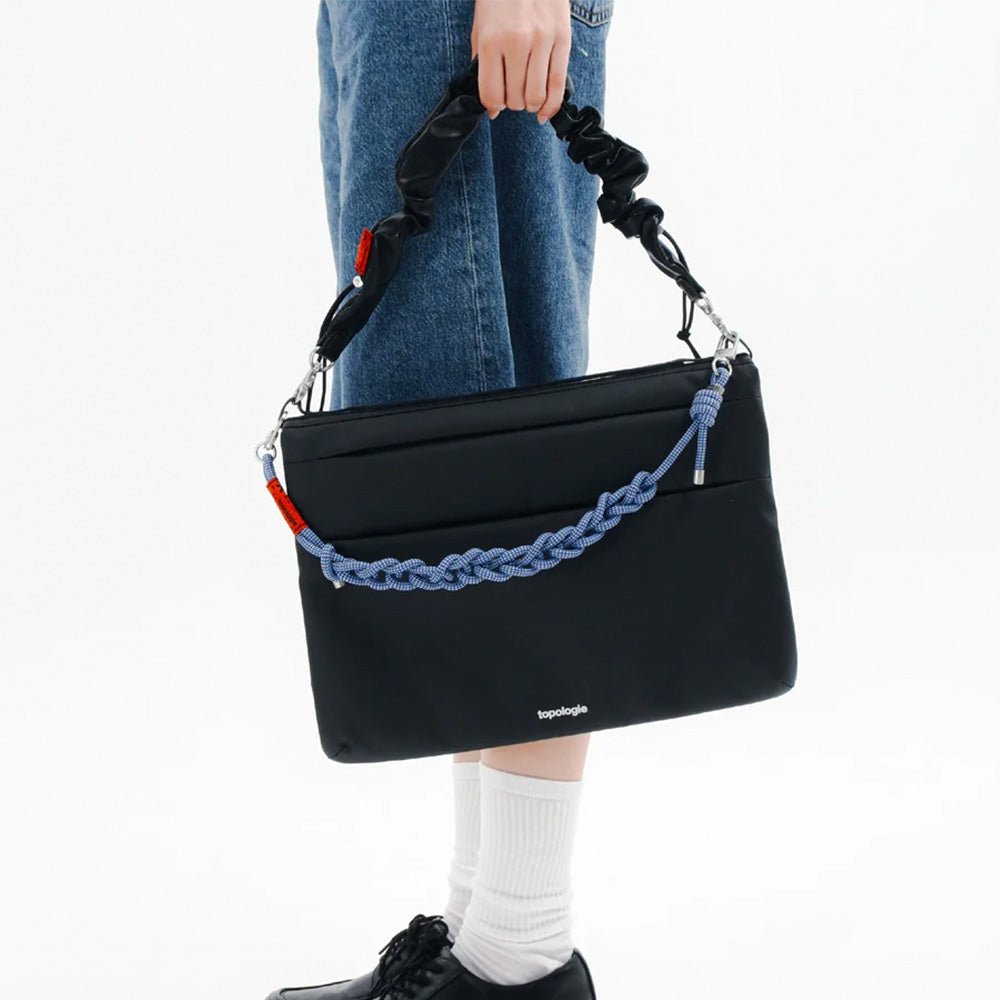 Sac plat grand noir sec