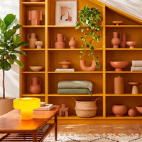 Lámpara de Mesa Foza Retro - Amarillo