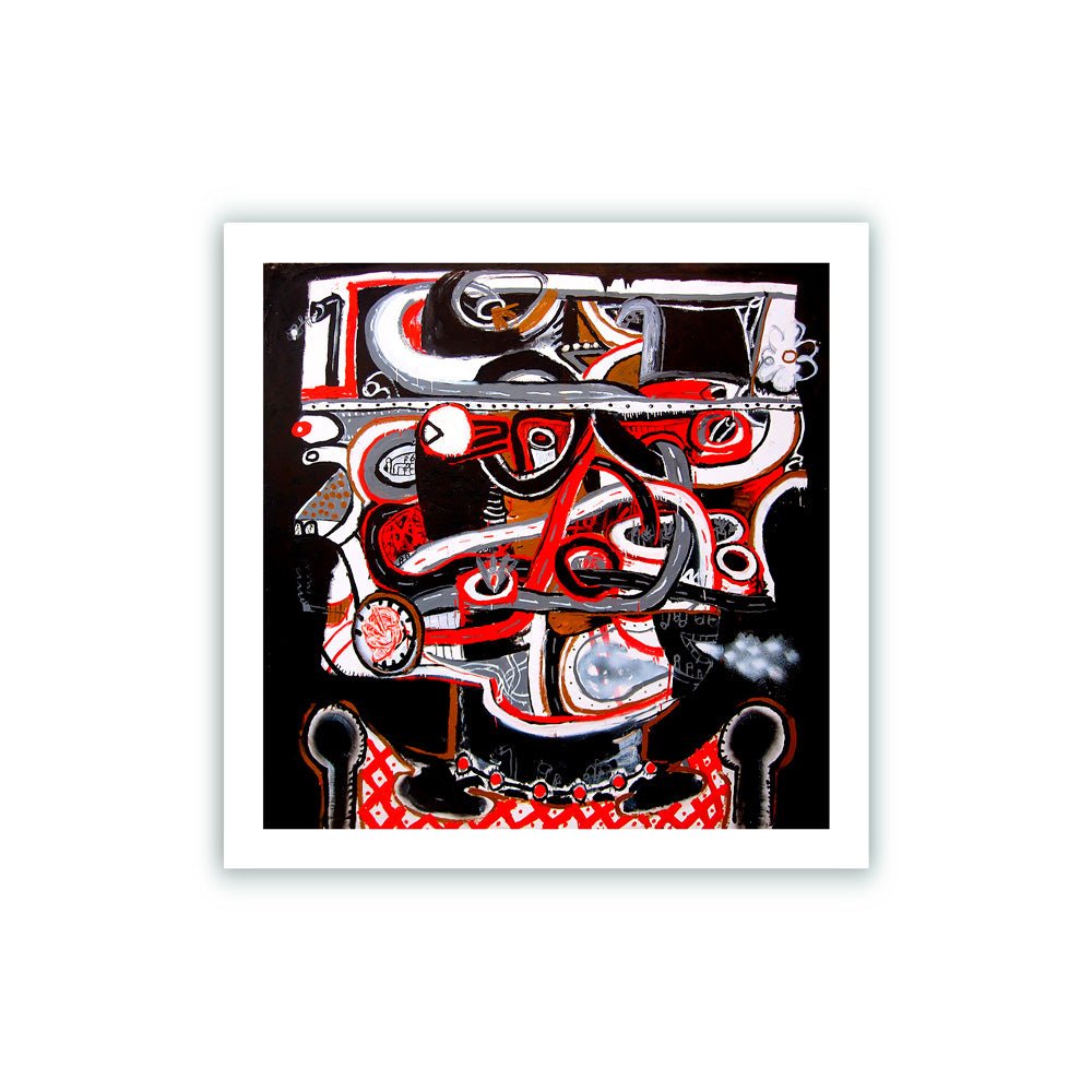 Fumeur en difficulté Giclée Print