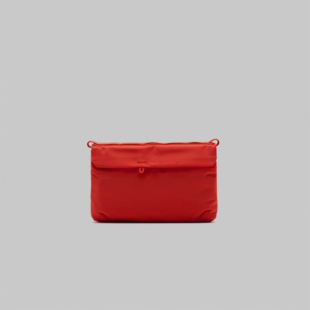 Sacoche plate petite Topology Red Tech Sateen