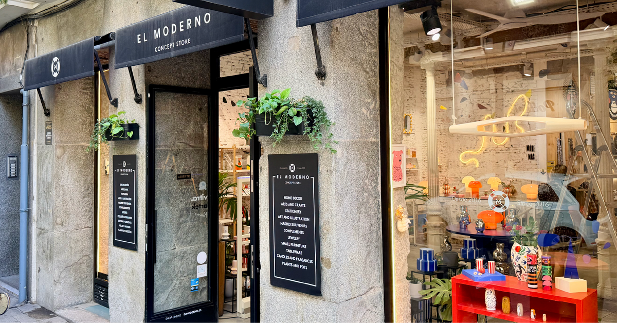 El Moderno Concept Store, tiendas de decoración y hogar en Madrid