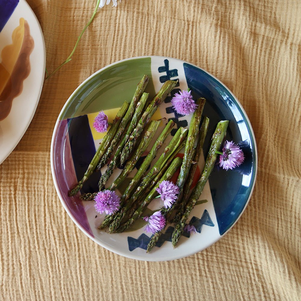 Petite assiette bouquet garni en céramique
