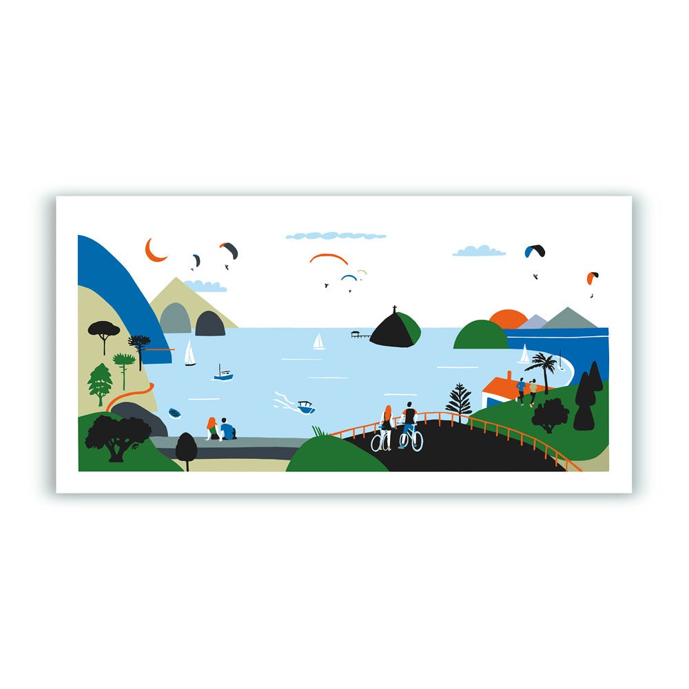 Panorámica La Gran Bahía Impresión Giclée